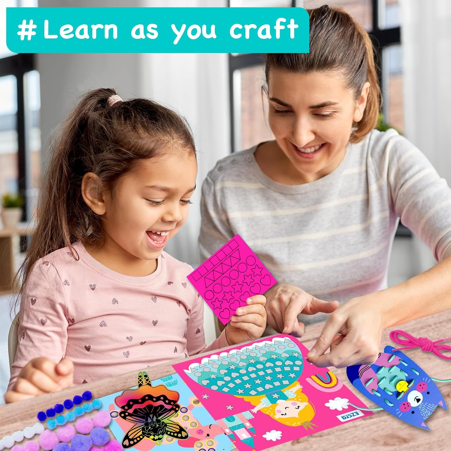 Kids Craft Box with 21 Projects