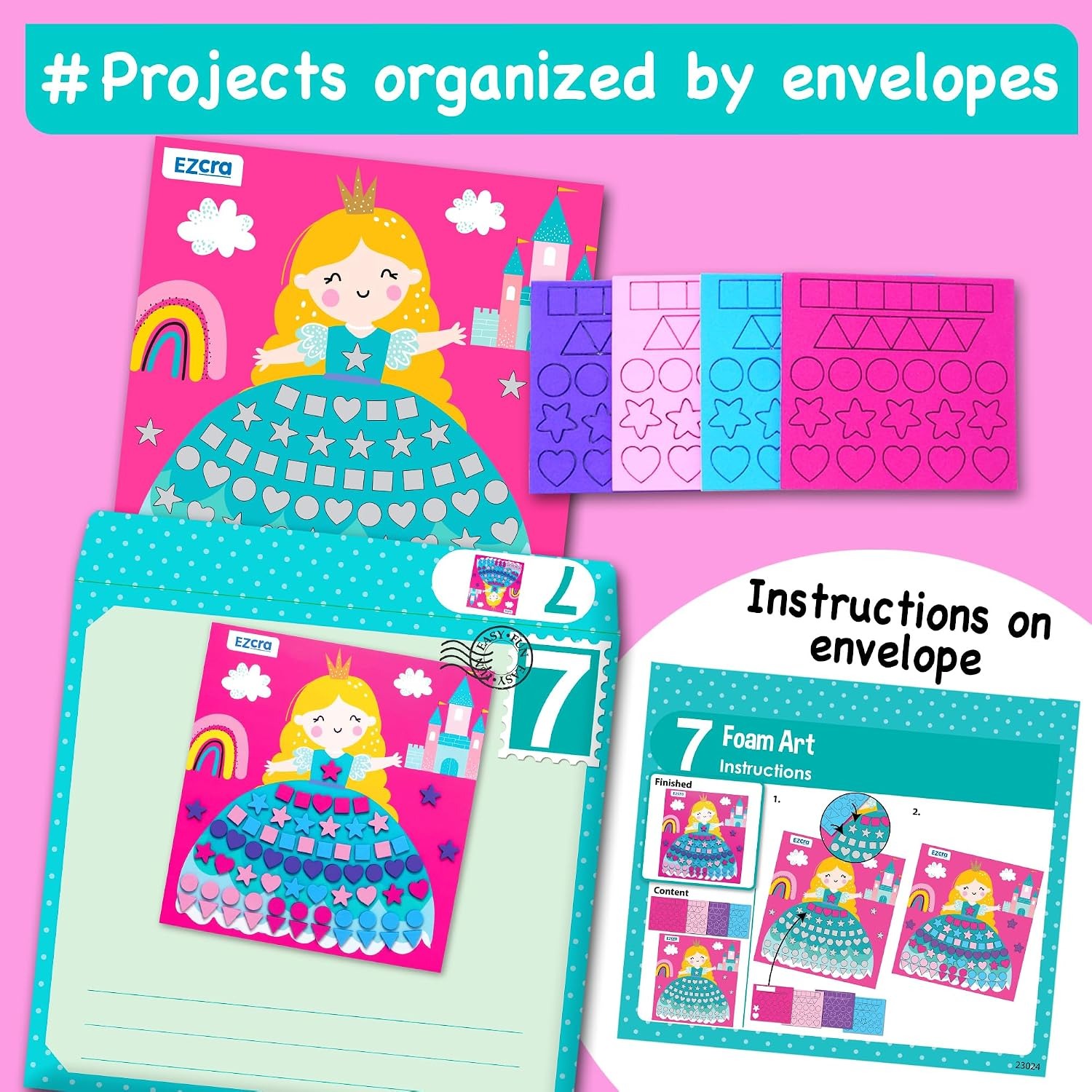 Kids Craft Box with 21 Projects