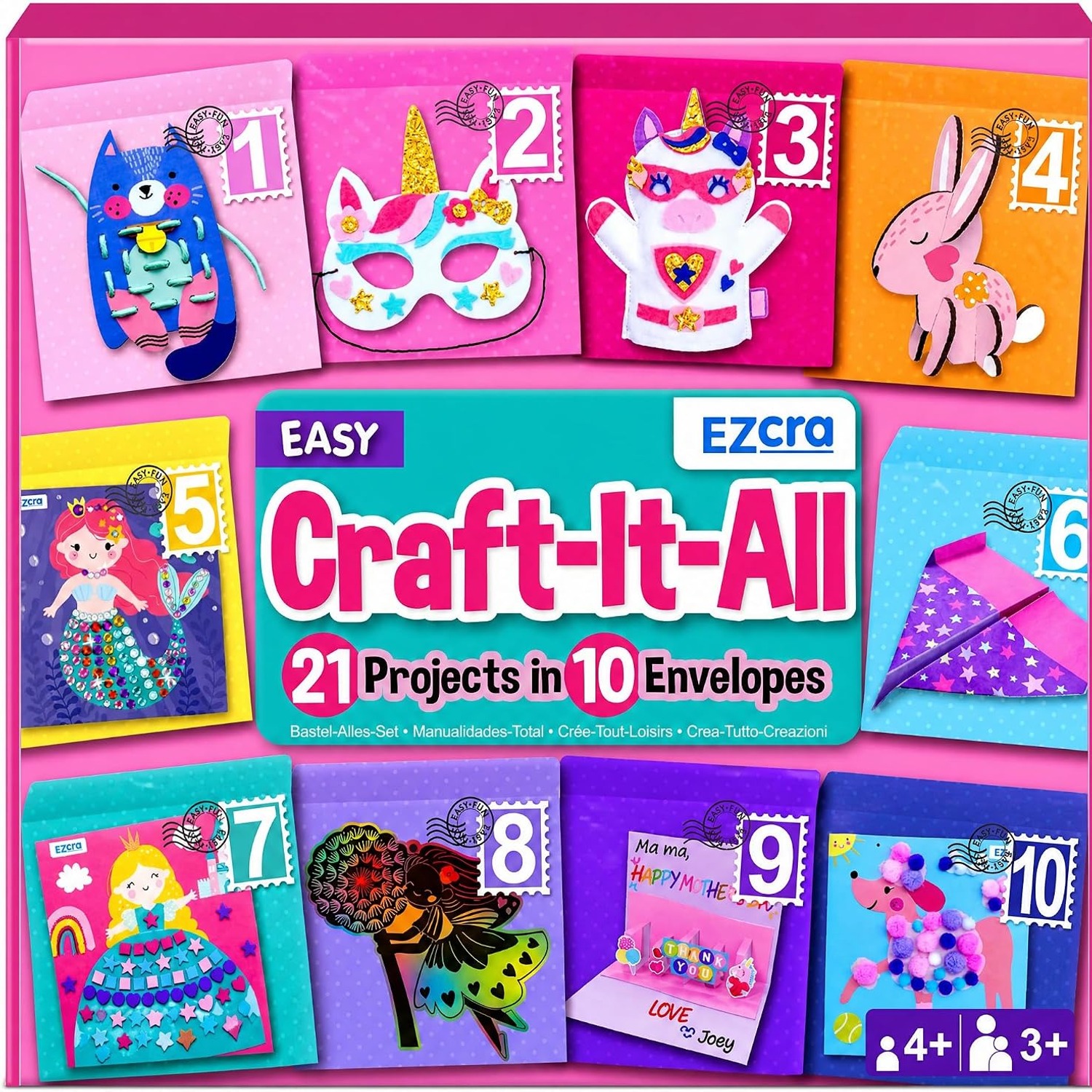 Kids Craft Box with 21 Projects