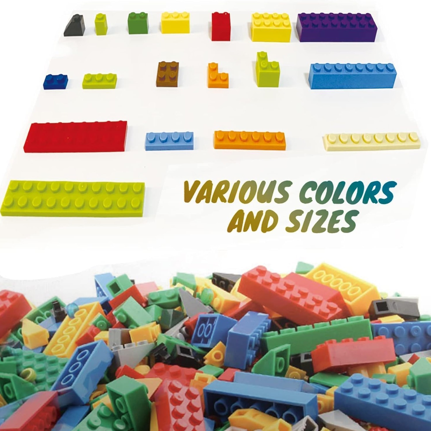 Classic Building Bricks 1500 Piece Set: image 5