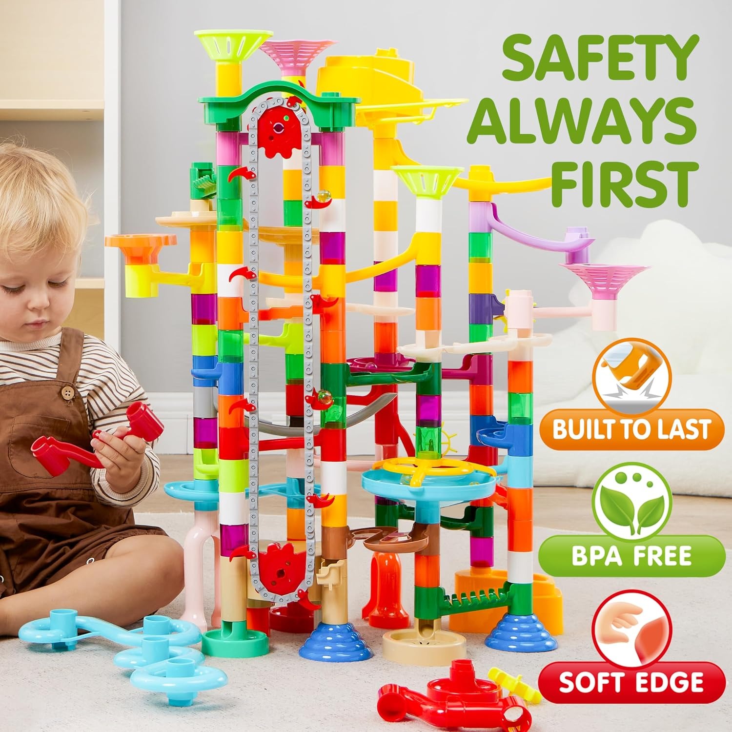 Glow Marble Run 236 Piece Motorised Elevator Set