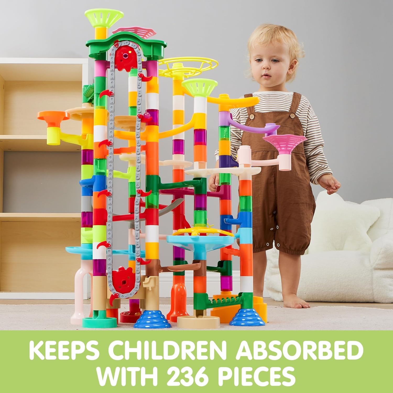 Glow Marble Run 236 Piece Motorised Elevator Set: image 7
