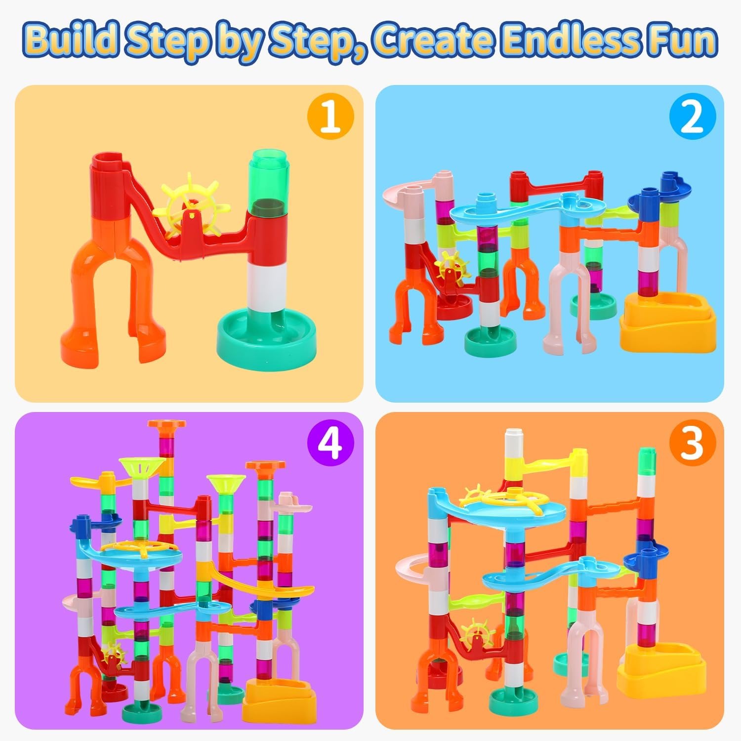 105 Piece Marble Run Kit: image 3