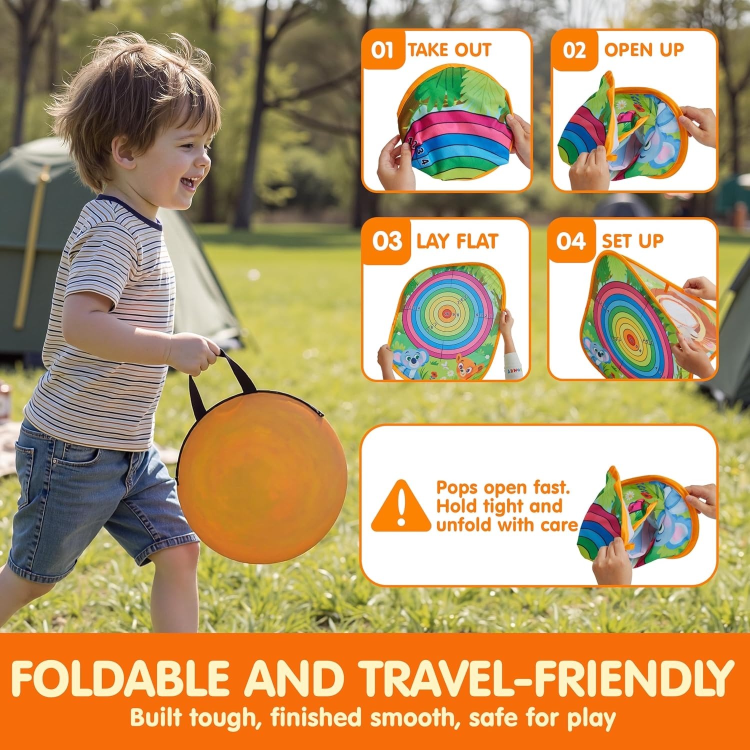 3-in-1 Animal Bean Bag Toss Game for Kids: image 7