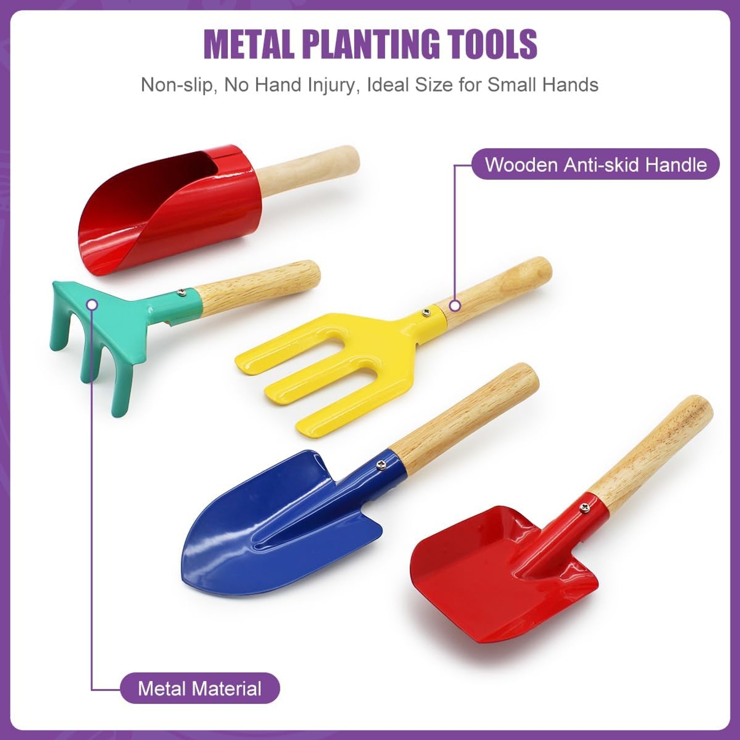 Kids Gardening Set with Wheelbarrow (15 Pieces): image 5