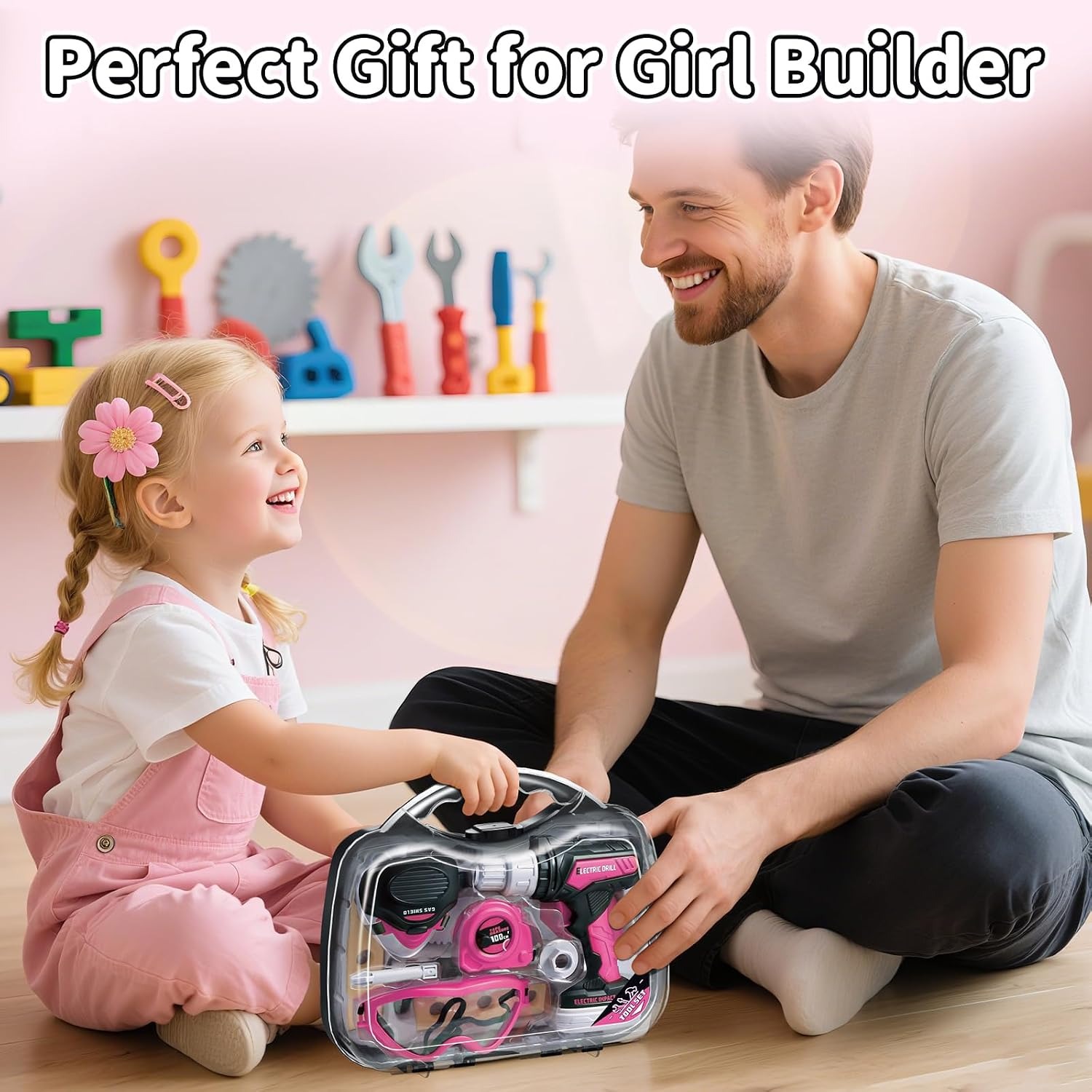 16-Piece Kids Tool Box with Vest and Goggles: image 7