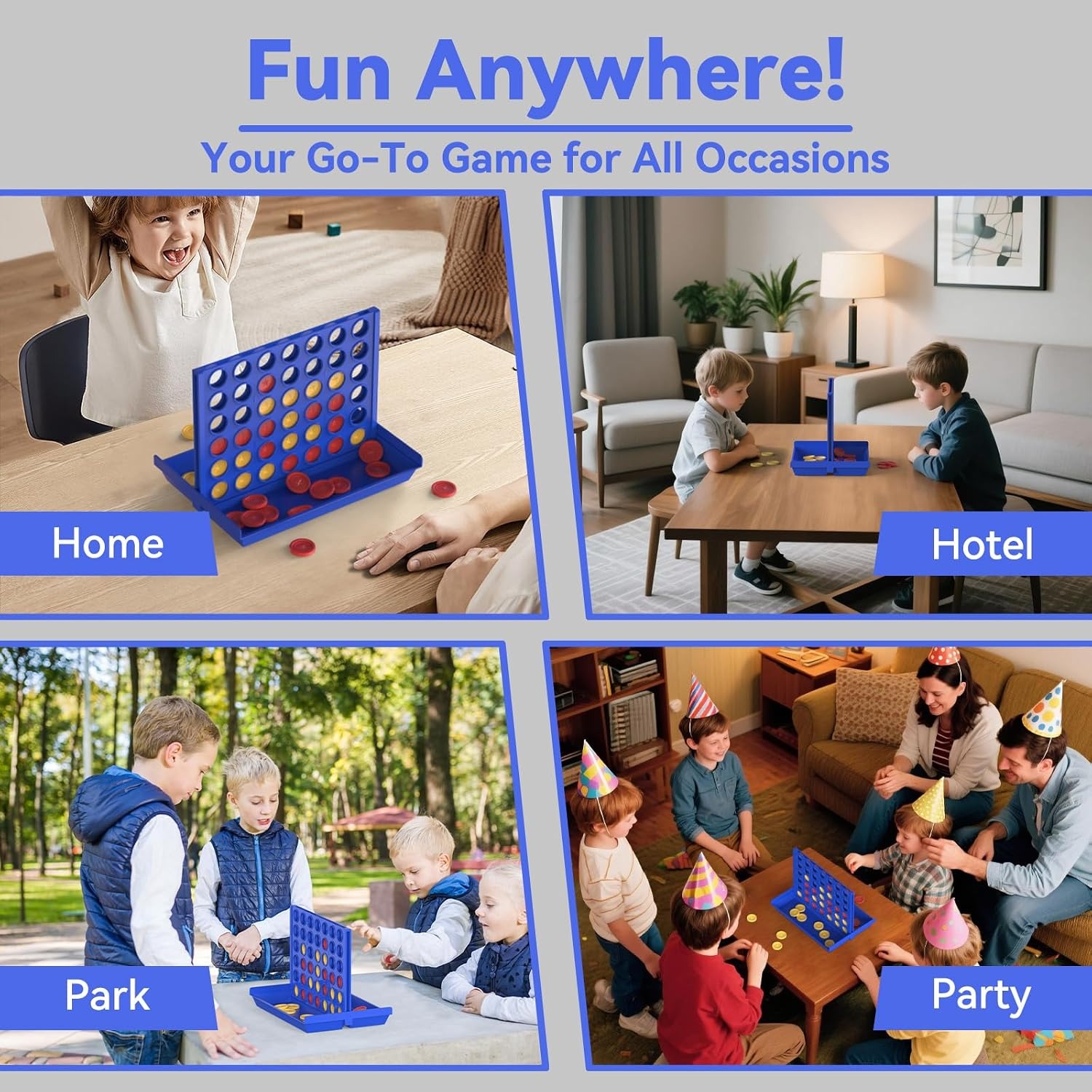 4 in a Row Connect Board Game