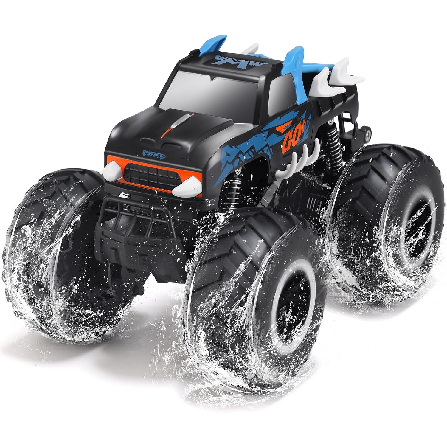 Amphibious RC Truck 1:16 Waterproof 4WD Remote Control Pickup