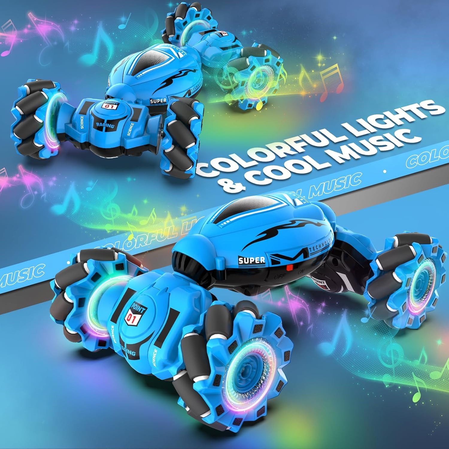 Gesture Control Stunt Car with Sensing Watch