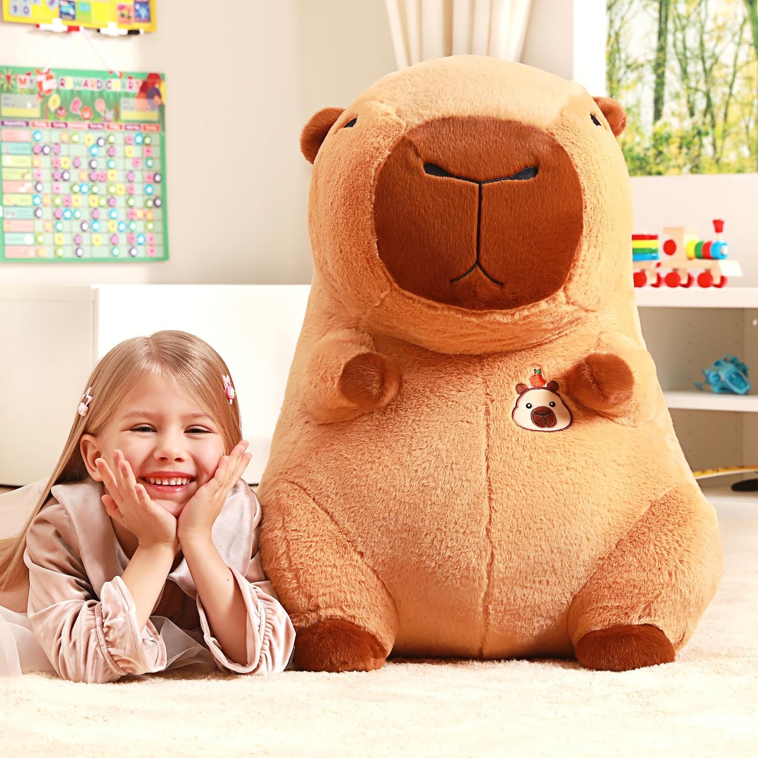 Giant Capybara Plush Toy