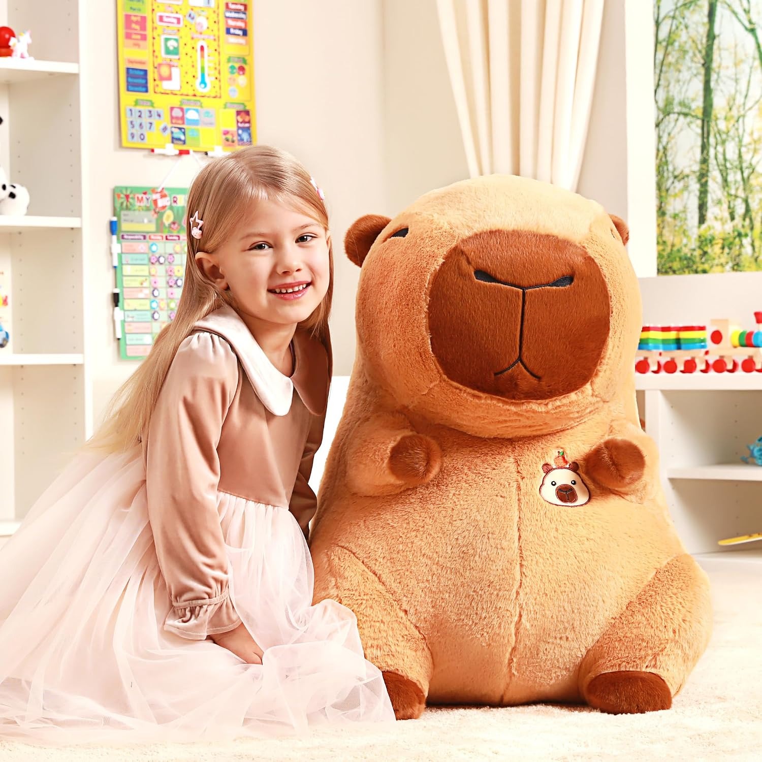 Giant Capybara Plush Toy