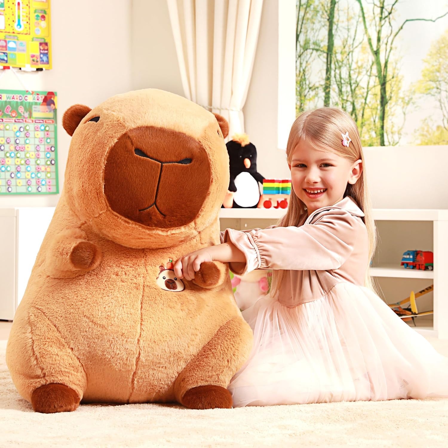 Giant Capybara Plush Toy