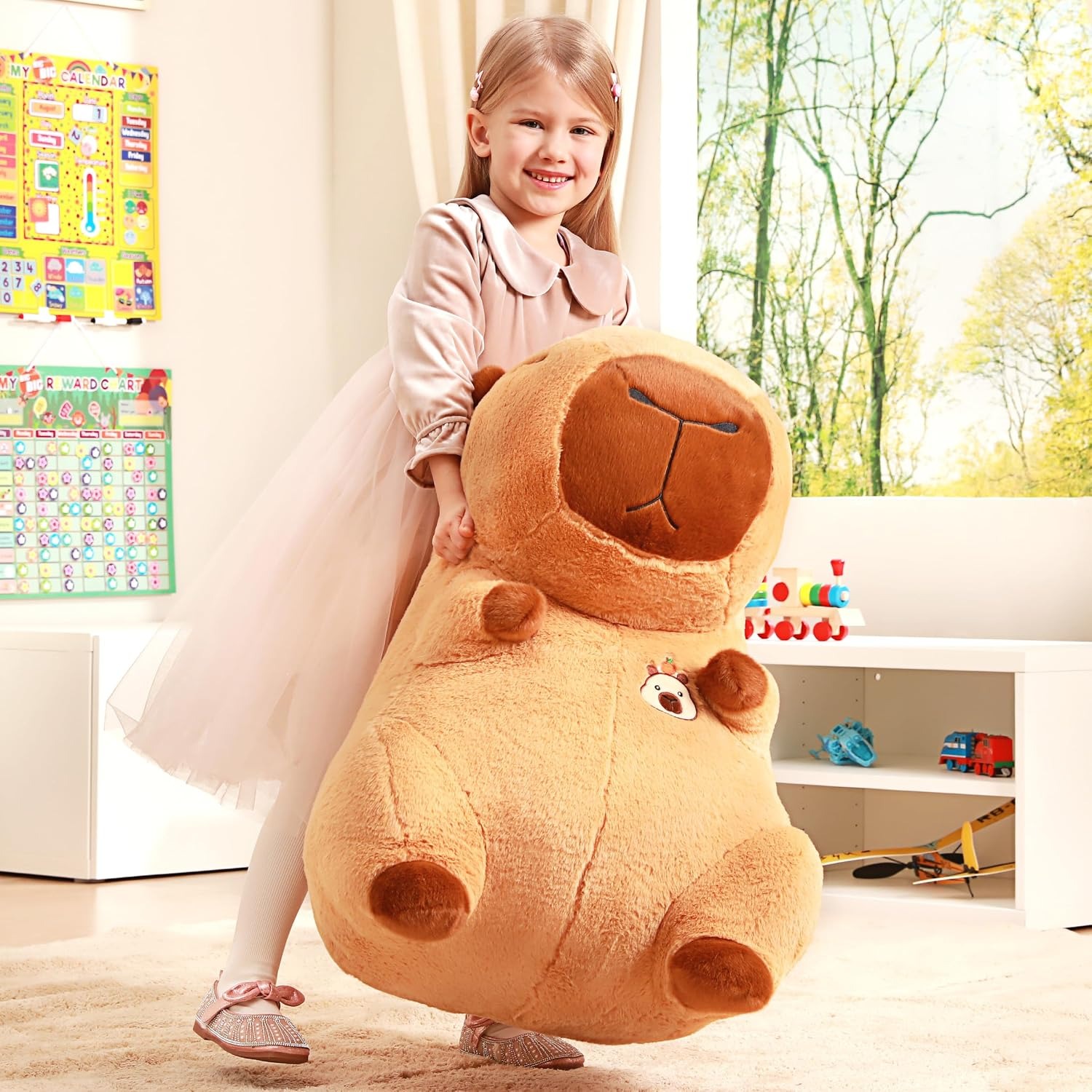 Giant Capybara Plush Toy