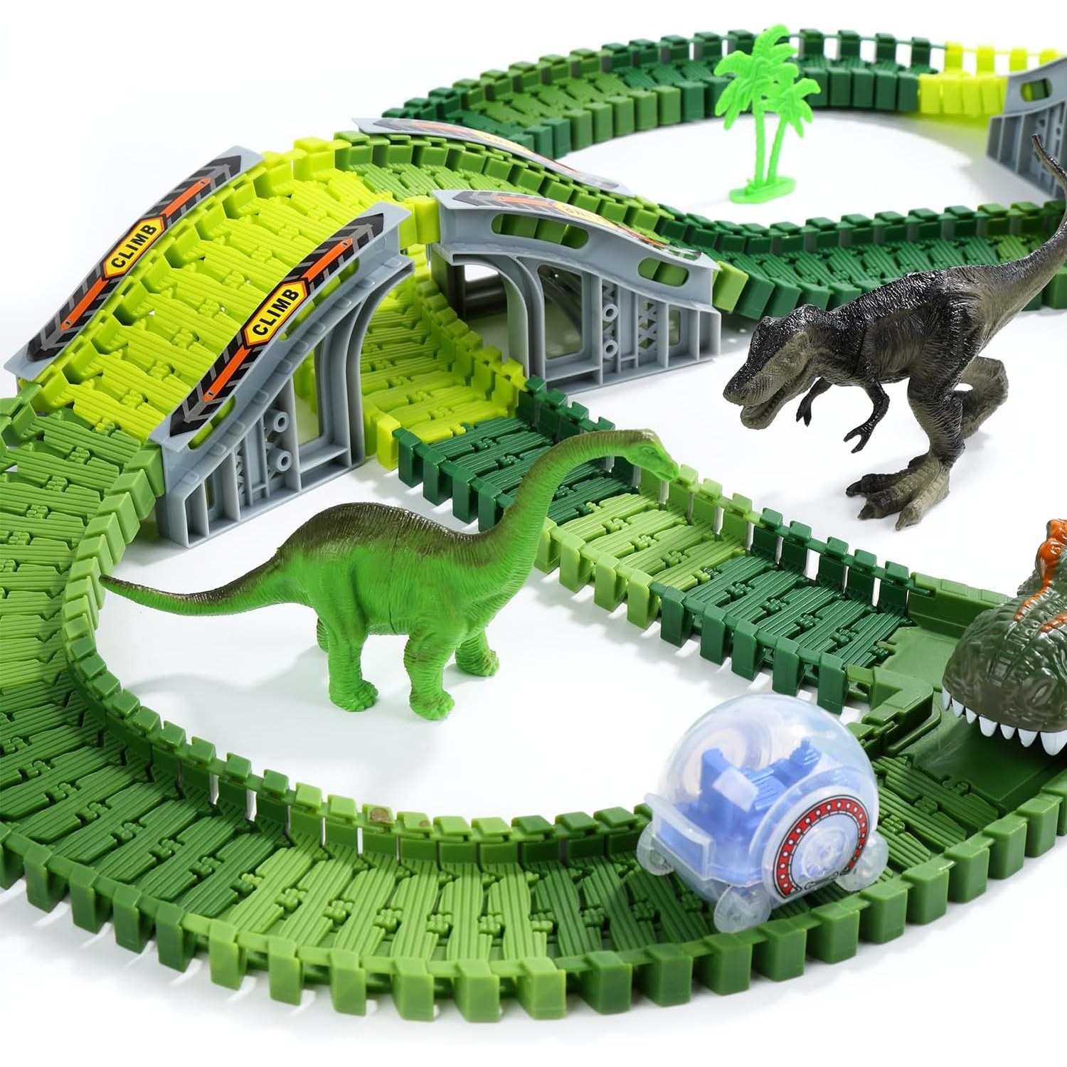 233-Piece Dinosaur Race Track Set: image 2